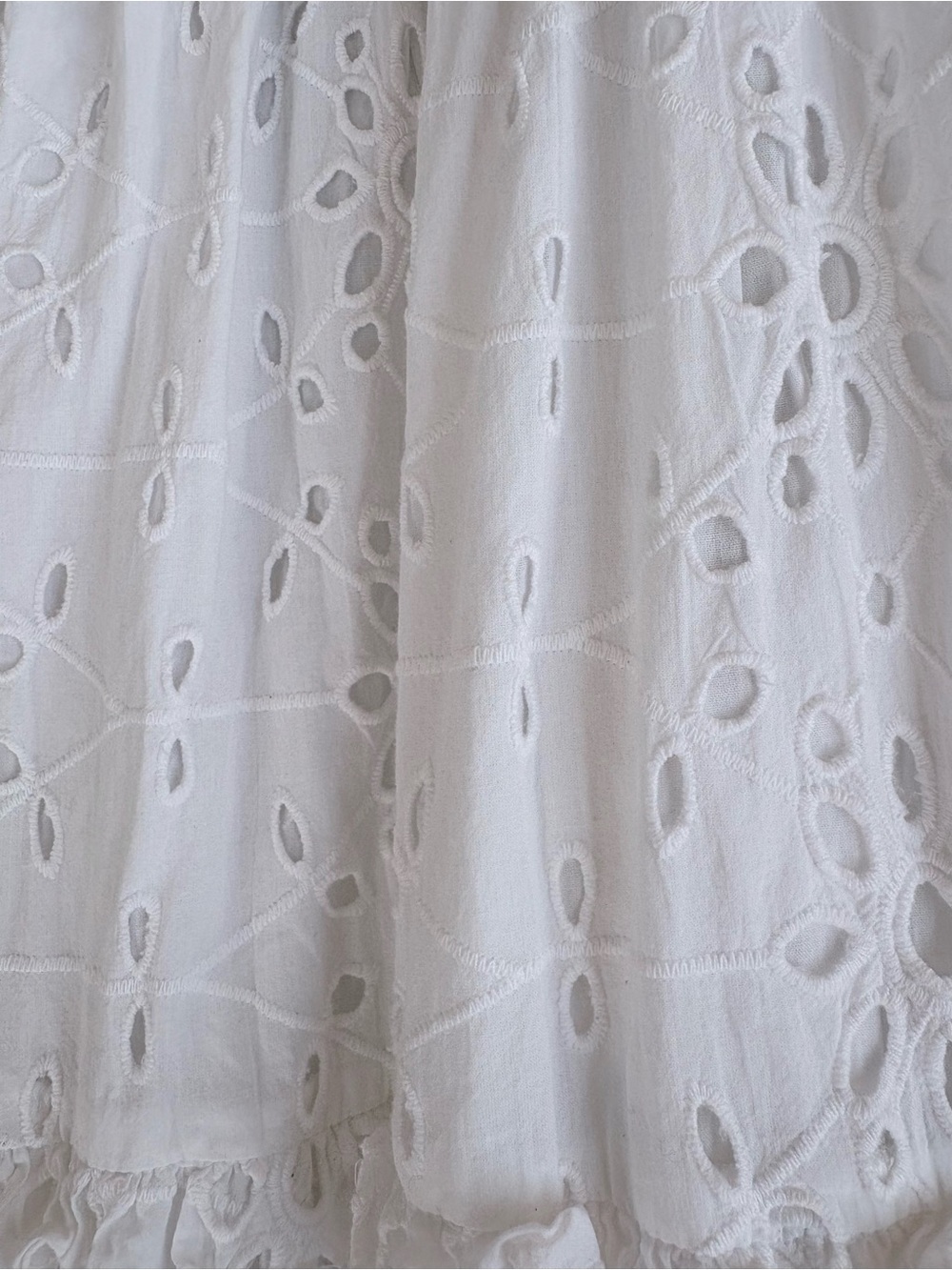 Cleobella 100% Organic Cotton Frida Midi Coastal Cottage Eyelet Dress.Size Small - Picture 7 of 10